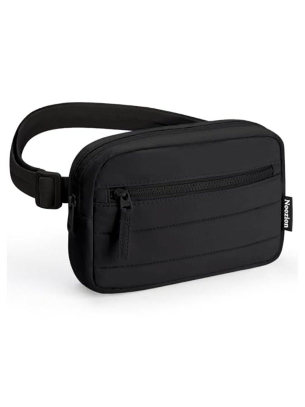 Quilted Puffy Nylon Fanny Pack Crossbody Waist Bag Multi Pocket Travel